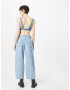 LEVI'S Pantaloni cu cute 'BELTED BAGGY LIGHT INDIGO - FLAT FINISH' albastru denim - Pled.ro