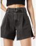 LEVI'S ® Pantaloni cu cute 'BELTED SHORT WB BLACKS' negru denim - Pled.ro