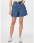 LEVI'S Pantaloni cu cute 'PLEATED RIBCAGE SHORT' albastru denim - Pled.ro