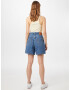 LEVI'S Pantaloni cu cute 'PLEATED RIBCAGE SHORT' albastru denim - Pled.ro