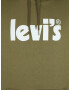 Levi's® Big & Tall Bluză de molton 'BIG GRAPHIC HOODIE GREENS' kaki / alb - Pled.ro