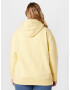 Levi's® Plus Bluză de molton 'PL NON GRPHC STRD HOODIE NEUTRALS' galben deschis - Pled.ro