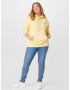 Levi's® Plus Bluză de molton 'PL NON GRPHC STRD HOODIE NEUTRALS' galben deschis - Pled.ro