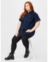 Levi's® Plus Rochie tip bluză 'PL ELOWEN WESTERN DRESS DARK INDIGO - FLAT FINISH' albastru denim - Pled.ro