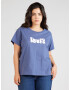 Levi's® Plus Tricou 'Perfect' azur / albastru porumbel / alb - Pled.ro