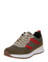 LEVI'S Sneaker low 'OATS REFRESH' oliv / verde stuf / roșu - Pled.ro