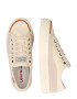 LEVI'S Sneaker low 'Square' bej / ecru / roșu - Pled.ro