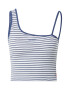 LEVI'S Top 'HOOP TANK GREENS' albastru / gri deschis / negru / alb - Pled.ro