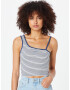 LEVI'S Top 'HOOP TANK GREENS' albastru / gri deschis / negru / alb - Pled.ro