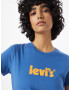 LEVI'S Tricou albastru regal / galben închis - Pled.ro