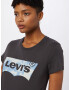 LEVI'S Tricou 'The Perfect' azuriu / negru / alb - Pled.ro