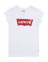 LEVI'S Tricou 'Batwing' roșu / alb - Pled.ro