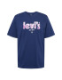 LEVI'S Tricou bleumarin / lila / alb - Pled.ro