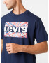 LEVI'S Tricou bleumarin / roșu / alb - Pled.ro