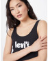 LEVI'S Tricou body negru / alb - Pled.ro