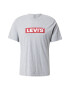 LEVI'S ® Tricou gri deschis / roșu / alb - Pled.ro