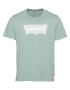 LEVI'S Tricou gri deschis / verde mentă / alb - Pled.ro