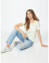 LEVI'S Tricou 'LSE THE PERFECT TEE GREENS' gri fumuriu / alb - Pled.ro