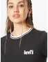 LEVI'S Tricou gri metalic / alb - Pled.ro