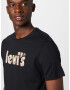 LEVI'S Tricou 'LSE_GRAPHIC CREWNECK TE BLACKS' nisipiu / maro ruginiu / negru / alb - Pled.ro