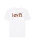 LEVI'S Tricou 'LSE_GRAPHIC CREWNECK TE NEUTRALS' maro / maro caramel / negru / alb - Pled.ro