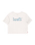 LEVI'S Tricou 'MEET & GREET' albastru fumuriu / gri fumuriu / alb - Pled.ro