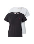 LEVI'S ® Tricou '2PACK VNECK TEE MULTI-COLOR' negru / alb - Pled.ro