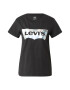 LEVI'S Tricou negru / argintiu - Pled.ro