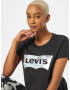 LEVI'S Tricou negru / argintiu - Pled.ro