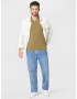 LEVI'S Tricou 'ORIGINAL HM VNECK NEUTRALS' oliv - Pled.ro