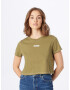 LEVI'S ® Tricou 'GR CROPPED JORDIE TEE GREENS' verde stuf / alb - Pled.ro