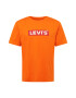 LEVI'S Tricou 'SS RELAXED FIT TEE YELLOWS/ORANGES' portocaliu / roşu închis / alb - Pled.ro