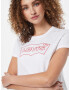 LEVI'S Tricou 'The Perfect' roșu / alb - Pled.ro