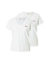 LEVI'S ® Tricou '2PACK VNECK TEE MULTI-COLOR' roșu / alb - Pled.ro