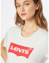 LEVI'S Tricou 'The Perfect' roșu / alb - Pled.ro