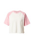 LEVI'S Tricou 'THROWBACK BASEBALL TEE REDS' roz deschis / alb - Pled.ro