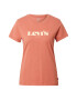 LEVI'S Tricou 'The Perfect' portocaliu / alb - Pled.ro