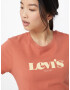 LEVI'S Tricou 'The Perfect' portocaliu / alb - Pled.ro