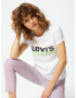 LEVI'S Tricou 'The Perfect' verde mentă / portocaliu pastel / negru / alb - Pled.ro