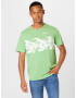 LEVI'S Tricou verde deschis / alb - Pled.ro