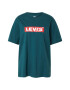 LEVI'S Tricou verde smarald / roșu / alb - Pled.ro