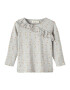 Lil ' Atelier Kids Top maro / gri / alb - Pled.ro