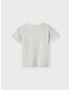 Lil ' Atelier Kids Tricou 'Dawson' crem / gri argintiu - Pled.ro