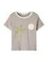 Lil ' Atelier Kids Tricou 'Hali' maro deschis / gri deschis / verde deschis / alb - Pled.ro