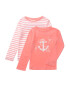 LILIPUT Tricou portocaliu somon / alb - Pled.ro