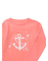 LILIPUT Tricou portocaliu somon / alb - Pled.ro