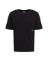 Lindbergh Tricou negru / alb - Pled.ro