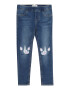 Lindex Jeans albastru denim / roz / alb - Pled.ro