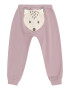 Lindex Pantaloni bej deschis / gri / mov liliachiu / alb - Pled.ro