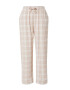 Lindex Pantaloni de pijama bej deschis / alb - Pled.ro